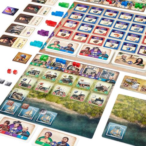 Anno 1800 - A Kosmos Game from Thames & Kosmos | A Civilization Game Based on The Video Game | Designed by Martin Wallace| for 2-4 Players, Ages 12 and up in Saudi Arabia