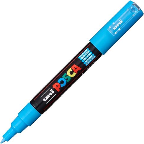 Posca Marker 1M in Gray, Posca Pens for Art Supplies, School Supplies, Rock Art, Fabric Paint, Fabric Markers, Paint Pen, Art Markers, Posca Paint Markers in Saudi Arabia