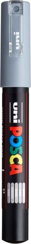 Posca Marker 1M in Gray, Posca Pens for Art Supplies, School Supplies, Rock Art, Fabric Paint, Fabric Markers, Paint Pen, Art Markers, Posca Paint Markers in Saudi Arabia