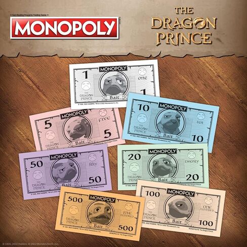 Monopoly: The Dragon Prince | Buy, Sell, Trade Characters Such as Ezran, Rayla, and Callum from The Netflix Series | Classic Monopoly Game | Officially-Licensed The Dragon Prince Merchandise in Saudi Arabia