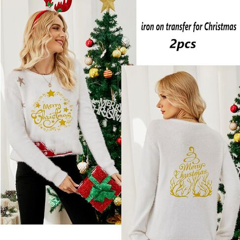 Christmas Iron on Transfer XM Winter Iron on Stickers in Kuwait