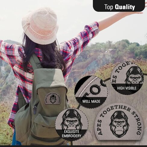 رقعة قوية أخلاقية من أبس توغيذر سترونغ مورال باتش، تكتيكية، لحقيبة الظهر التكتيكية، سترة تكتيكية، مع خطاف وحلقة داعمة ، رقع لحقائب الظهر ، لوحة مورف ، مملوكة للمحاربين القدامى in Kuwait