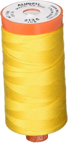 Aurifil Mako Cotton Thread Solid 50wt 1422yds Yellow in Saudi Arabia