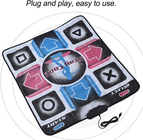 Richer-R Dance Mat Dance Pad Non-Slip Dancing Blanket with USB for PC in Kuwait