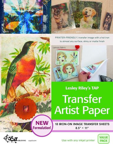 C and T Publishing Transfer Artist Paper, 8.5 by 11-Inch, 18 Sheets Per Pack in Saudi Arabia