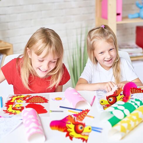 اتش اكس اكس اف قطعتان من العاب التنين الورقية الصينية المحمولة باليد للعام الصيني الجديد in Kuwait