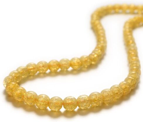 Asingeloo 8 مم خرز زجاجي كريستالي لصنع المجوهرات بالجملة خرز زجاجي مشقق باللون الأزرق الملكي خرز مستدير فضفاض للحرف اليدوية والأساور والأقراط 15 بوصة/حبلا in Saudi Arabia