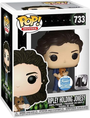 Funko Pop Movies: Alien - Ripley Holding Jonesy Alien 40th Anniversary Limited Edition Figurine in Saudi Arabia