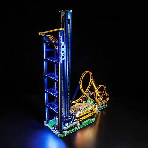 ييربريكس مصباح LED لموديل مكعبات بناء كوستر ايقونات حلقية من ليغو 10303 (مجموعة ليغو غير متضمنة) in Kuwait