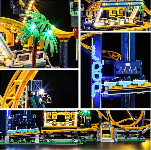 ييربريكس مصباح LED لموديل مكعبات بناء كوستر ايقونات حلقية من ليغو 10303 (مجموعة ليغو غير متضمنة) in Kuwait