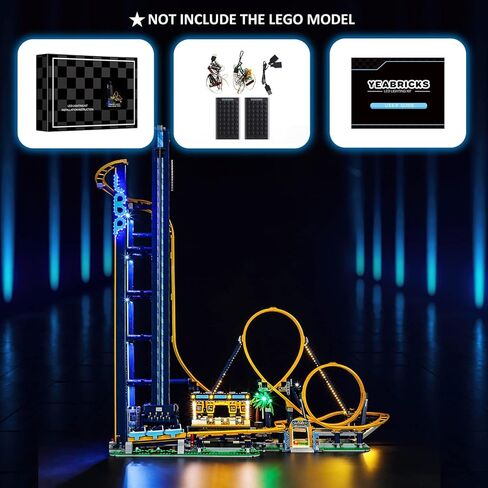 ييربريكس مصباح LED لموديل مكعبات بناء كوستر ايقونات حلقية من ليغو 10303 (مجموعة ليغو غير متضمنة) in Kuwait