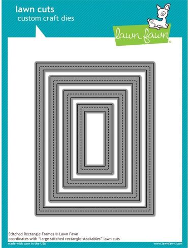 Lawn Fawn Stitched Rectangle Frames Dies (LF1142) in Saudi Arabia
