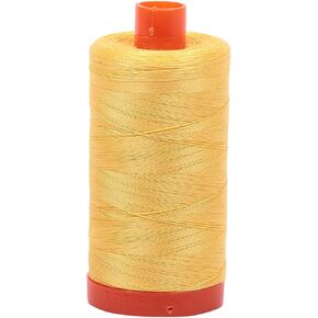 Aurifil Mako Cotton Thread Solid 50wt 1422yds Pale Yellow