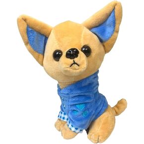 Chihuahua Dog Plush Stuffed Animal, Stuffed Chihuahua Dog Plush Toy, Great Gift for Kids Home Recor (Blue) in Saudi Arabia