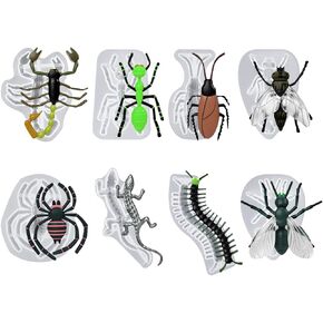 2PCS Earring Keychain Resin Molds Butterfly Shape Silicone Molds Resin Art Molds Bookmark Pendant Jewelry Making Molds for Epoxy Casting Handcraft Gift