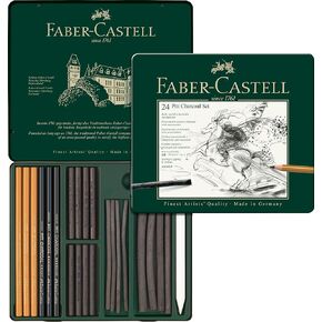 Faber-Castel 24 Piece Pitt Charcoal Set in Kuwait