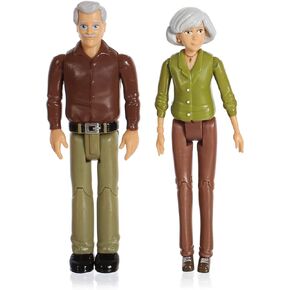 Beverly Hills Doll Collection TM Sweet Li'l Family Set of Grandparents Action Figure Set, Dollhouse People Grandma and Grandpa in Saudi Arabia