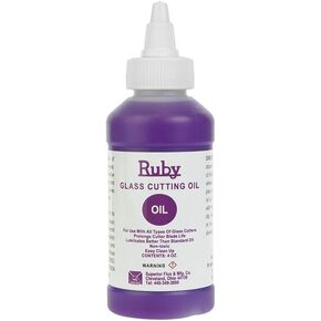 Premium Ruby Glass Cutting Oil 4 Oz Bottle in Saudi Arabia