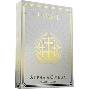 Early Church Playing Cards, Alpha & Omega Christian History Playing Cards Deck with Unique Hand Drawn Artwork, Biblical Church Deck of Playing Cards with Card Game e-Book