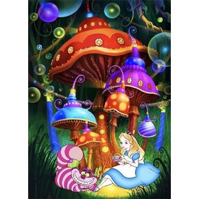 5D DIY Diamond Painting Kits for Adults and Kids 16X20 inches Full Round Drill Rhinestone Embroidery for Wall Decoration Gift in Kuwait