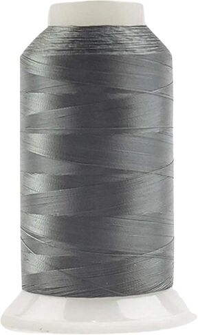 WonderFil، خيوط خاصة، InvisaFil، طبقتين من البوليستر الناعم، خيوط تشبه الحرير للخياطة الدقيقة، 100 واط - 2500 متر, رمادي داكن, 2500m in Kuwait