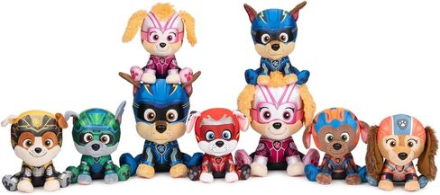 مجموعة من القطيفة من فيلم Gund Paw Patrol The Mighty Movie مكونة من 3 قطع مقاس 6 بوصات تشيس سكاي مارشال in Kuwait