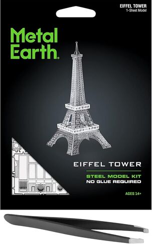 Metal Earth Eiffel Tower 3D Metal Model Kit Bundle with Tweezers Fascinations in Saudi Arabia