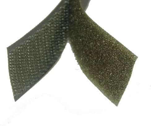 2 بوصة واسعة OD Green/Olivr Drab Green مخيطة على الخطاف والحلقة - 1 ياردة من الخطاف و1 ياردة من الحلقة لكل عبوة 1 ياردة in Kuwait