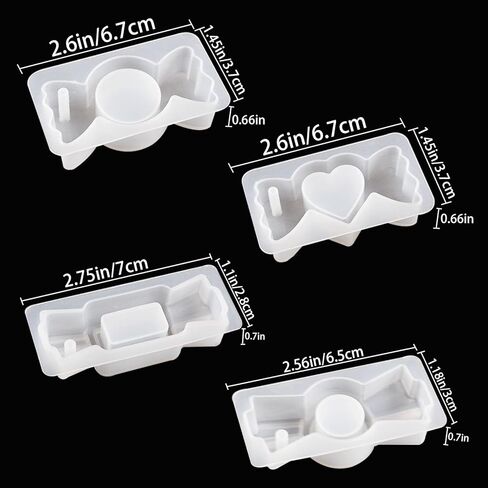 8 قطع الراتنج صب شاكر قوالب مجموعات Bowknot شكل جوفاء الايبوكسي الرمال المتحركة قوالب السيليكون مع 8 قطع حلقات المفاتيح لقلادة المجوهرات المفاتيح الديكور الحرف صنع DIY in Kuwait