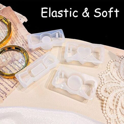 8 قطع الراتنج صب شاكر قوالب مجموعات Bowknot شكل جوفاء الايبوكسي الرمال المتحركة قوالب السيليكون مع 8 قطع حلقات المفاتيح لقلادة المجوهرات المفاتيح الديكور الحرف صنع DIY in Kuwait