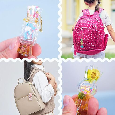 8 قطع الراتنج صب شاكر قوالب مجموعات Bowknot شكل جوفاء الايبوكسي الرمال المتحركة قوالب السيليكون مع 8 قطع حلقات المفاتيح لقلادة المجوهرات المفاتيح الديكور الحرف صنع DIY in Kuwait