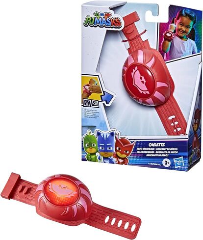 PJ-Masks Owlette Power Wristband Preschool Toy, PJ-Masks-Costume Wearable with Lights and Sounds for Kids Ages 3 and Up in Saudi Arabia