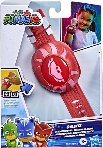 PJ-Masks Owlette Power Wristband Preschool Toy, PJ-Masks-Costume Wearable with Lights and Sounds for Kids Ages 3 and Up in Saudi Arabia