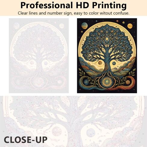 TUMOVO Cute Little Baby Dragon Paint by Numbers Kit, 16x20 Inch Acrylic Painting Arts and Craft for Kid & Adult in Kuwait