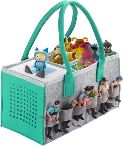 منظم غطاء واقٍ لملحقات حقيبة Toniebox مع مساحة تخزين كبيرة لحقيبة Toniebox المبتدئة (أرجواني) in Kuwait