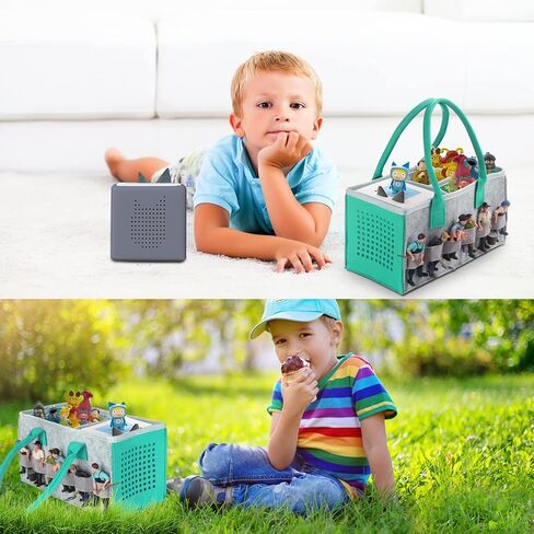 منظم غطاء واقٍ لملحقات حقيبة Toniebox مع مساحة تخزين كبيرة لحقيبة Toniebox المبتدئة (أرجواني) in Kuwait