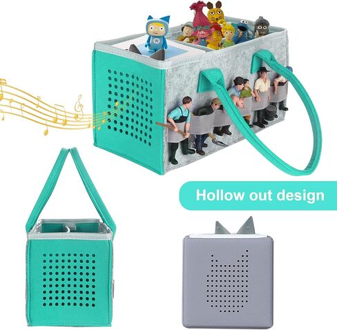 منظم غطاء واقٍ لملحقات حقيبة Toniebox مع مساحة تخزين كبيرة لحقيبة Toniebox المبتدئة (أرجواني) in Kuwait