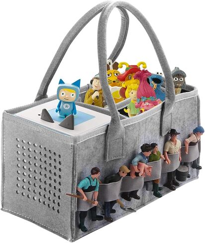 Toniebox Bag Accessories Protective Cover Organiser with Figures Storage Lots of Space Bag for Toniebox Starter Set (Purple) in Kuwait
