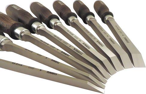 ناريكس مجموعة ازاميل نقر من 8 قطع مقاس 4 ملم و5 ملم و6 ملم و8 ملم و10 ملم و12 ملم و14 ملم و16 ملم 811204-811216 in Kuwait