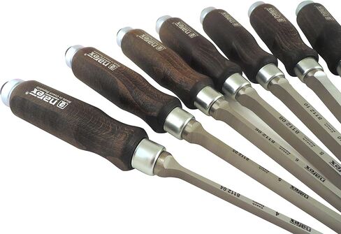 ناريكس مجموعة ازاميل نقر من 8 قطع مقاس 4 ملم و5 ملم و6 ملم و8 ملم و10 ملم و12 ملم و14 ملم و16 ملم 811204-811216 in Kuwait