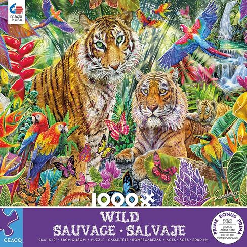 Ceaco - Wild - Tiger Eyes - 1000 Piece Jigsaw Puzzle in Saudi Arabia
