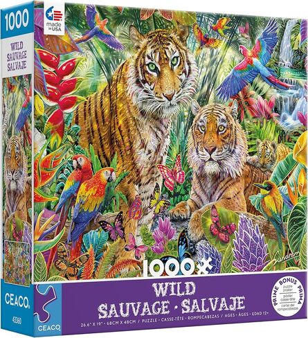 Ceaco - Wild - Tiger Eyes - 1000 Piece Jigsaw Puzzle in Saudi Arabia