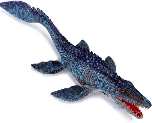 Jurassic Large Mosasaurus Dinosaur Toy Figure, 13.4" Realistic Giant Sea Monster Figurine, Educational Prehistoric Water World Ocean Creature for Model Decoration, Display, Collectors in Saudi Arabia