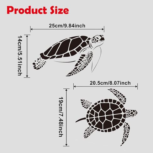 CIEMODA Tortoise Stencil 2 Pack in Kuwait