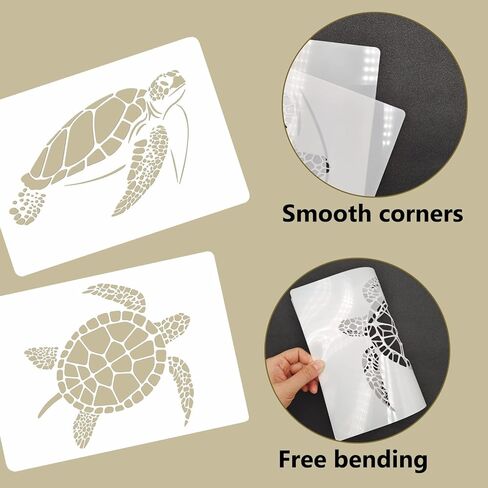 CIEMODA Tortoise Stencil 2 Pack in Kuwait