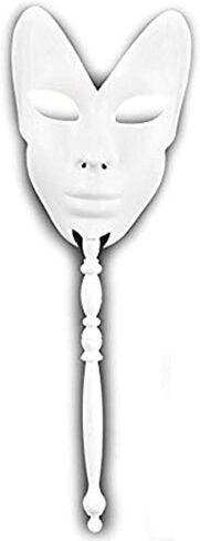 ماسك إت 71020 ديزاينر ماسك 20 قياس 20 سم، أبيض على وتد خشبي in Kuwait