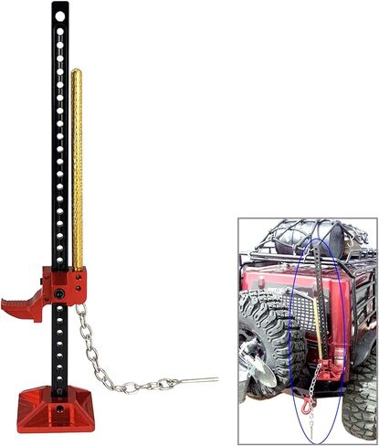 LordHardware RC الزاحف الملحقات أجزاء معدنية قابلة للانزلاق جاك ل 1/10 SCX10 CC01 RC4WD مركبة يتم التحكم بها عن بُعد in Kuwait
