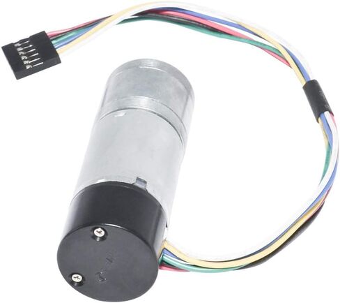 Quadrature Encoder Metal Geared Motor DC 12V 80RPM for Robotics,RC Car Model,Custom Servo, Arduino and 3D Printers,DIY Engine Toy in Kuwait