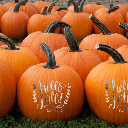 9 قطع من استنسل الكريسماس للرسم على الخشب 12 انش قابل لاعادة الاستخدام لبلاط الارضيات لديكور الكريسماس والقماش والجدران، 6 قطع استنسل للخريف وعيد الشكر 12×12 انش QMB01-6 in Kuwait