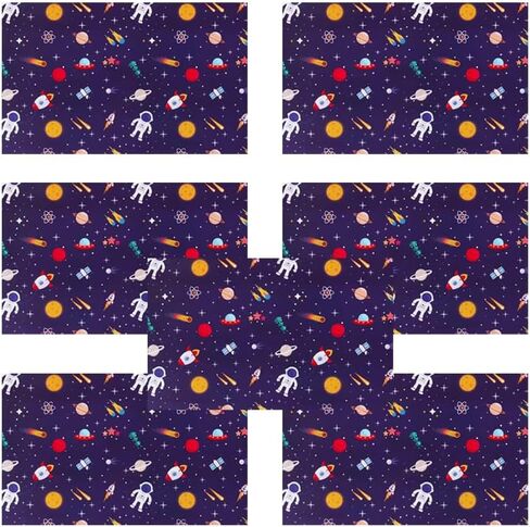 WDNUKEE Birthday Wrapping Paper for Kids Girls Women Adults Boys Men,7 Sheets Birthday Gift Wrapping Paper,Birthday Wrapping Paper Folded Flat 20x28 inches each in Kuwait